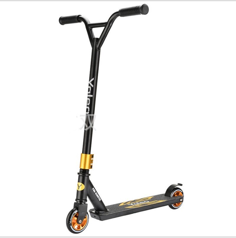 Stunt Scooter Reizen Extreme Auto Volwassen Scooter: Oranje