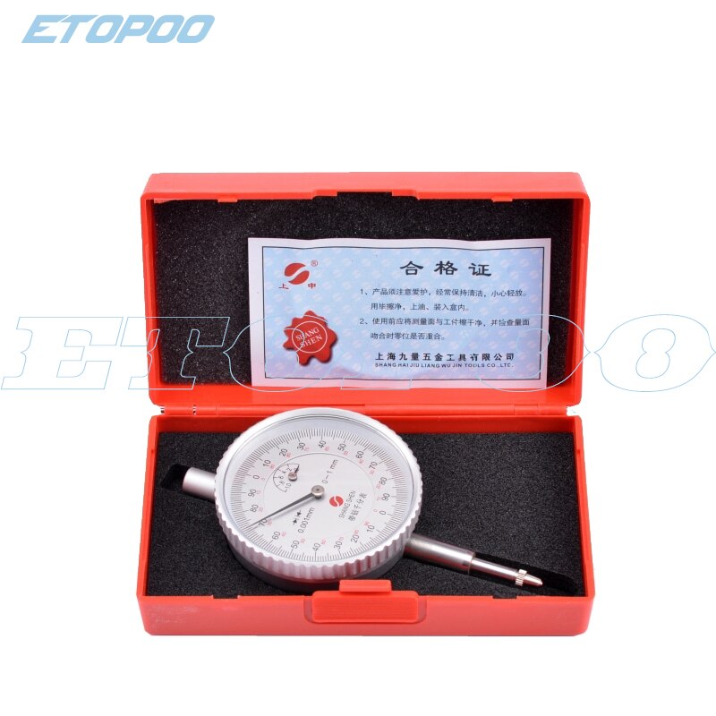 0.001mm micron dial indicator 0-1mm 0-3mm 0-5mm measuring range Precision shockproof indicator precision dial indicator gauge