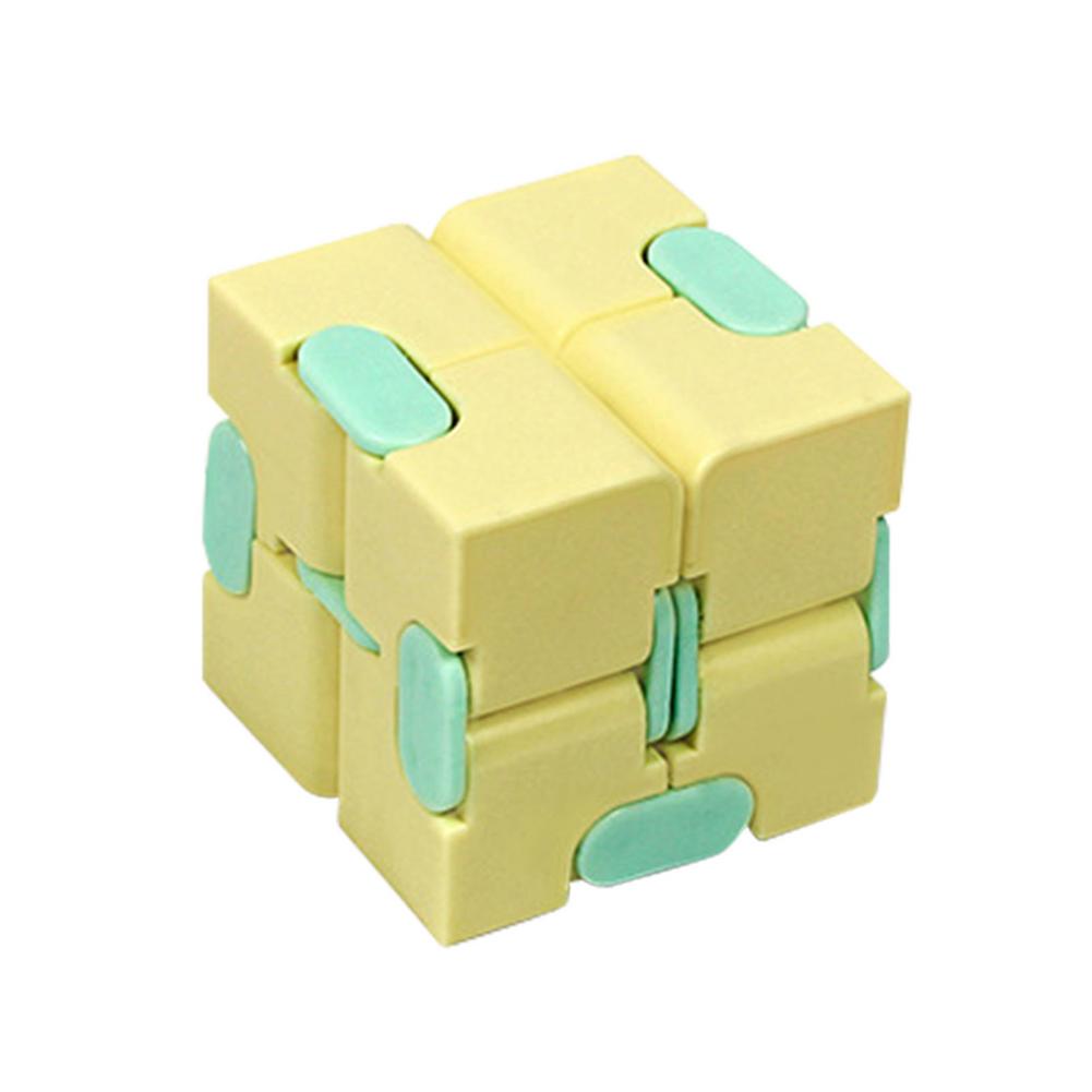 Puzzle Cube Durable Exquisite Dekompression Spielzeug Fühlt Sich Komfortabel Sehr Geeignet Für Erwachsene Und Kinder Mit Angst Und Autismus: Yellow