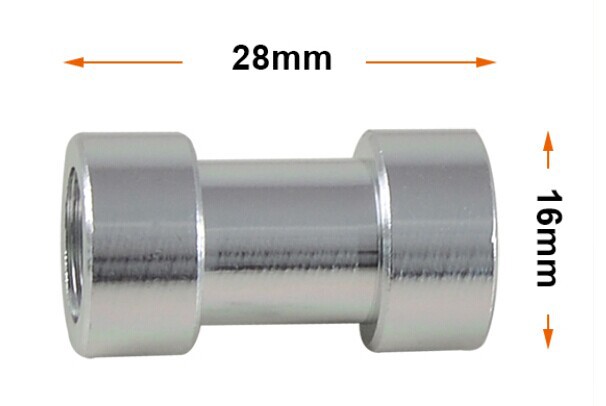 2 stuks Aluminium 1/4 "tot 3/8" Binnendraad Statief Schroef Adapter voor Light Stand Bracket