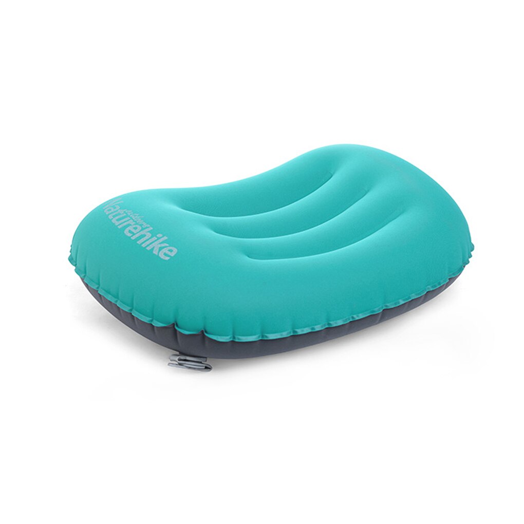 Almohada de aire autoinflable de , cojín para viaje, oficina, almohada inflable plegable, útil: NO1