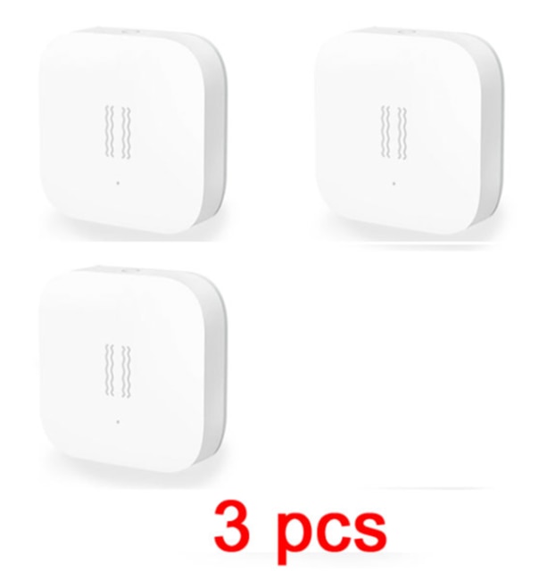 Aqara Smart Vibration Sensor ZigBee Shock Sensor for Home Safety, for Siaomi xiaomi mijia Mi Home App International Edition: 3pcs