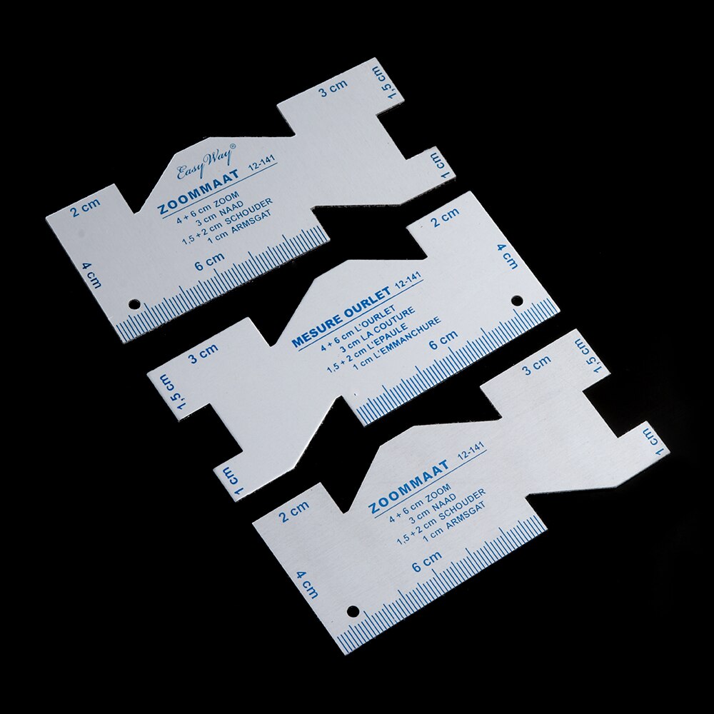 DIY Sewing Patchwork Ruler Quilting Grid Cutting Sewing Tailor Student Craft Metal Ruler Handmade Accessories Sewing Ruler