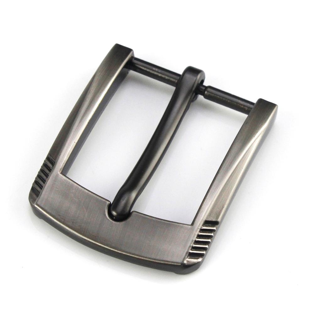 Hebilla de cinturón de Metal de 3cm, 1 ud., informal, Marrón mate, barra de talón, Pin único, correa de cuero artesanal para cinturón de 27-29mm: matte brown