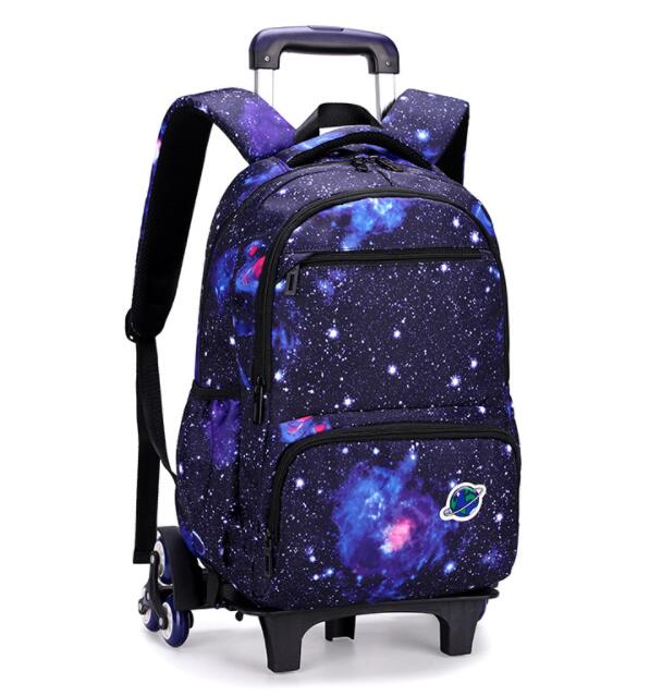 school bag with wheels kids wheeled backpack for boys Children School trolley bags travel luggage School Rolling backpack Bags