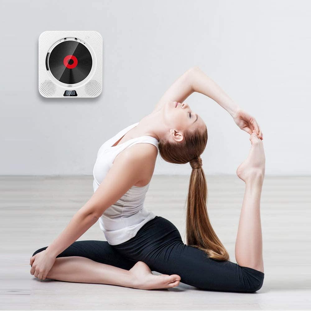 Wireless Bluebooth CD Player Portable Wall Mountable Remote Control HDMI LED Display Player for Home CD CDR CD-RW MP3-CD WMA-CD