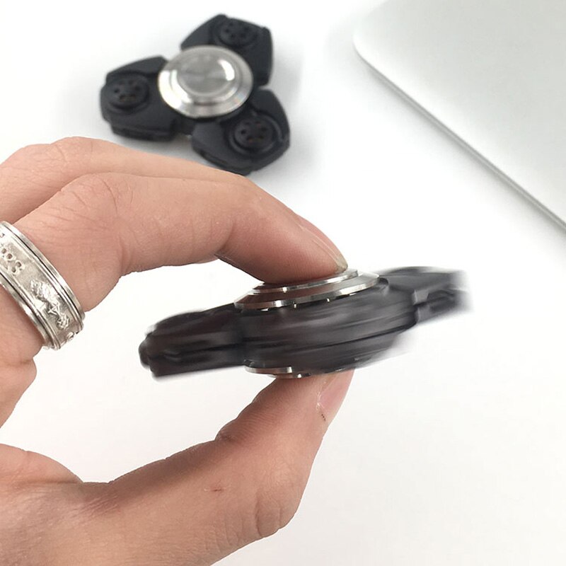 Zinklegering Tri Hand Vinger Spinner Tol Gryo Speelgoed