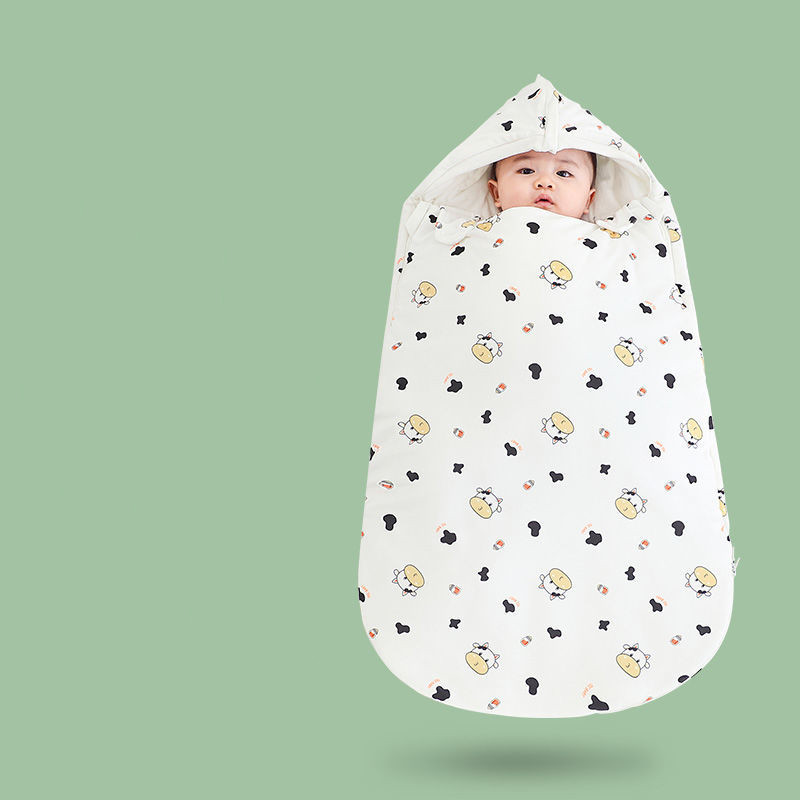1 Stuk Pasgeborenen Slaapzak Winter Dikker Baby Anti-Kick Inbakeren Cartoon Baby Jongens Meisjes Sleepsack Katoen Baby Wrap deken