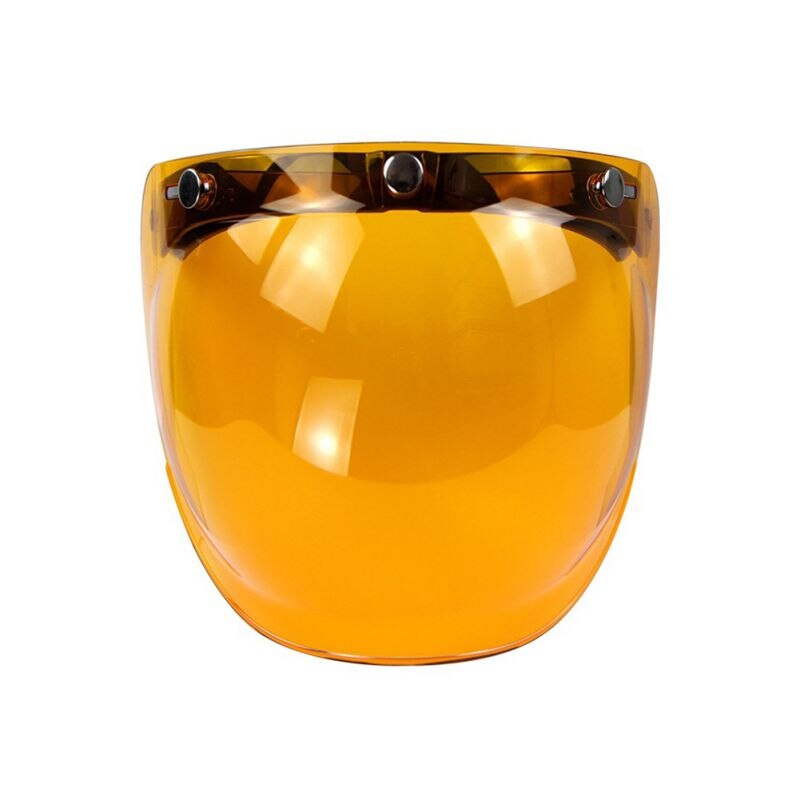 Helmet Bubble Visor Universal Flip up Lens Bubb Face Motorcycle Helmet Visor 8 Color Vintage Helmet Windshield Shield -: G