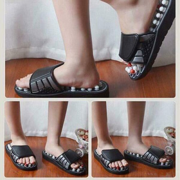 Acu-Punt Slippers Accupressure Massage Voet Massager Flip Flop Sandalen voor Vrouwen Mannen