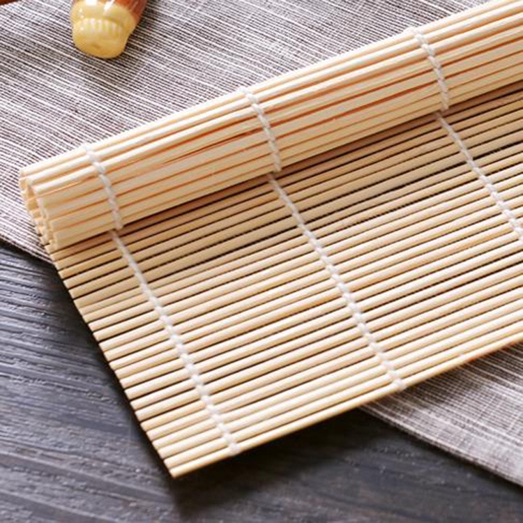 Tapis à rouler en bambou, 24x24cm, 1 pièce, ensemble de Sushi, tapis à rouler pour palettes de riz, outils de cuisine, accessoires de Sushi à faire soi-même