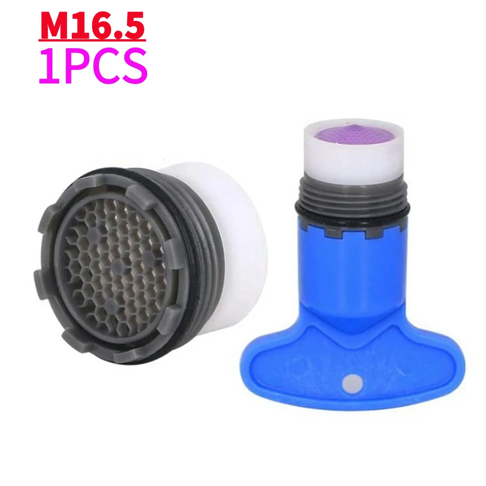 Aireador mezclador, 1/2 Juego, rosca macho de 16,5-24mm, grifo de ahorro de agua, aireador, grifo de burbuja, accesorios para grifo de lavabo de cocina y baño: Borgoña