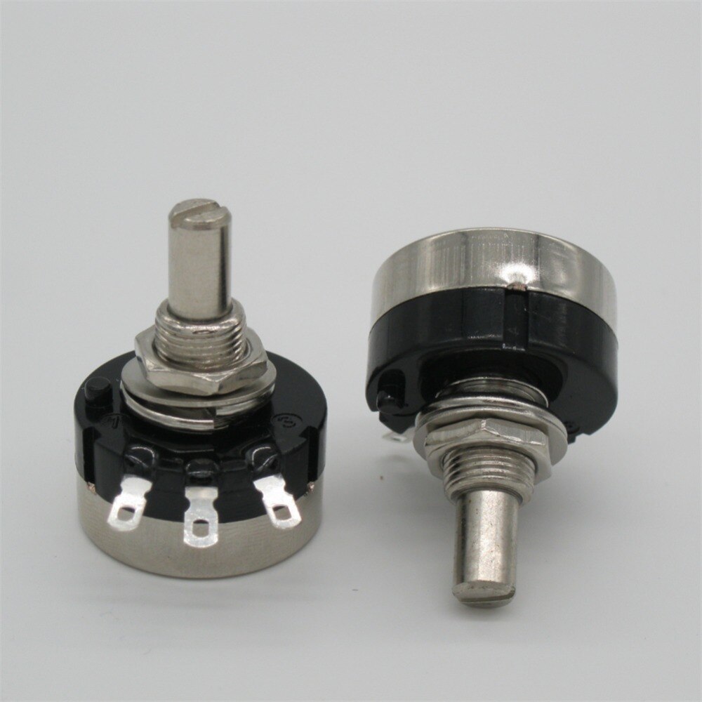 2 piezas RV24YN20S B105 1 m ohm de película de carbono potenciómetro-a potenciómetro + 2 piezas A03 mando