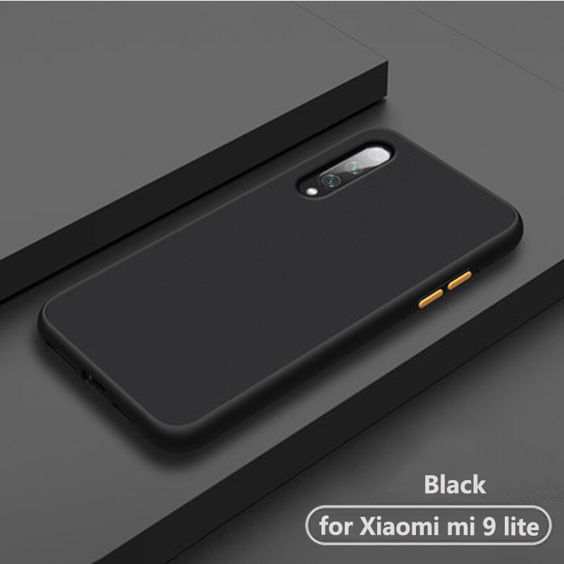 Luxe shockproof frosted transparante telefoon terug etui. coque. cover. case voor xiaomi mi 9 lite mi 9 lite 9 lite mi 9 lite siliconen case