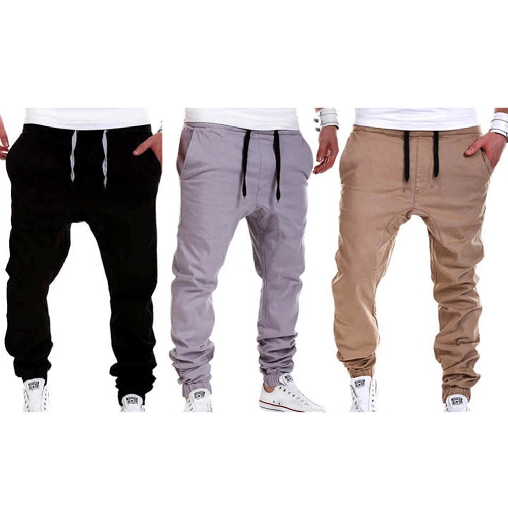 Mænd bukser joggingbukser slacks jogger sportwear baggy bukser