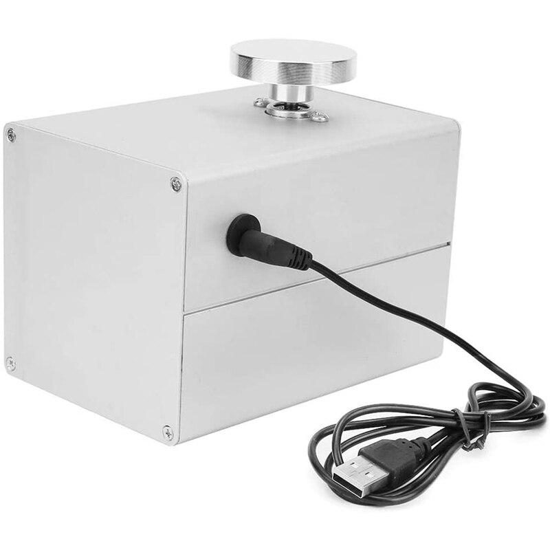 Mini pottenbakkerswiel usb aluminiumlegering keramische afwerkgereedschap voor schoolonderwijs en doe-het-zelf-pottenbakkerswinkel: Default Title