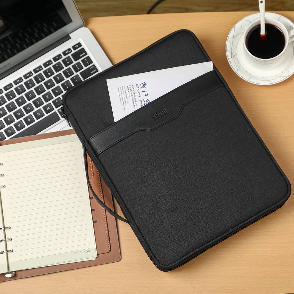 BUBM multifunctionele A4 Document Zak Rits Trave Gear Aktetas Portfolio Organizer Case voor Surface Pro, macbook Air, Macbook