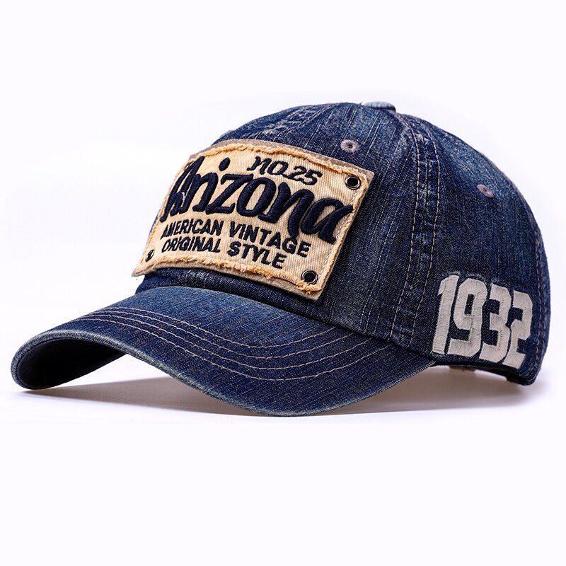 Adult Denim Baseball Hats Lady Summer Sun Cap Men Big Size Casual Snapback Caps 56-65cm 18 Colors: A6