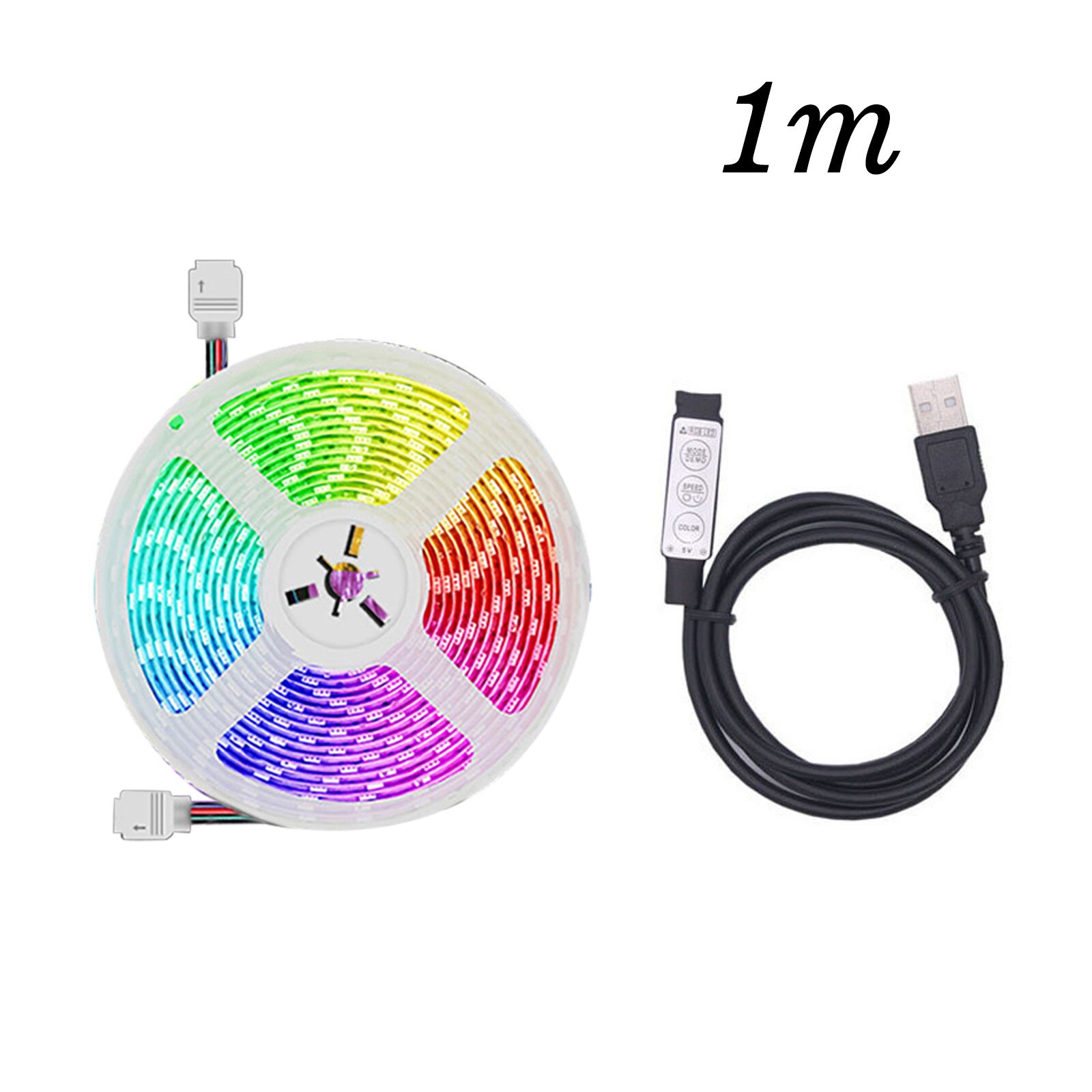 Usb 5050 Flexibele Rgb Led Strip Verlichting Muziek Waterdichte Rgb Led Light Kleur Veranderende Lichtslang: B