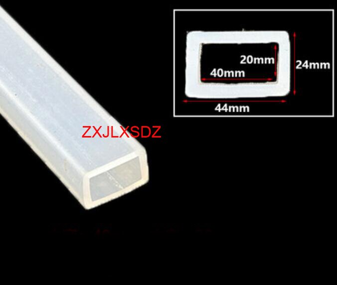 Silicone square tube sleeve high temperature resistant package profile hollow square tube silicone square sealing strip: Type 19