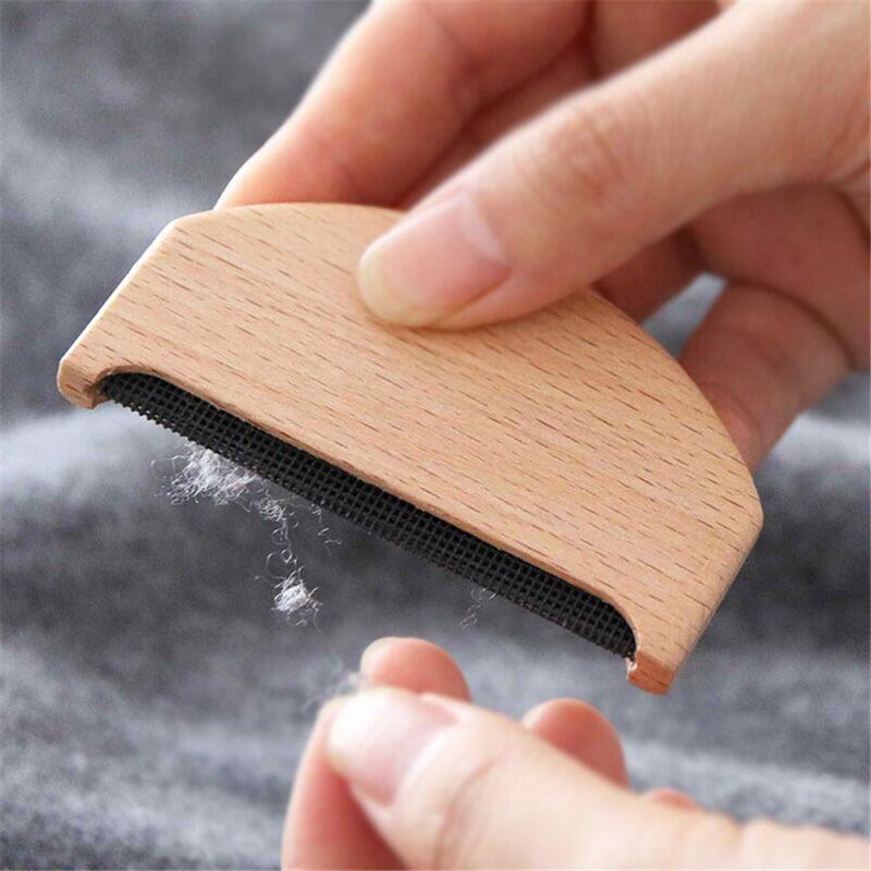 1Pc Portable Wood Hair Removal Comb Cashmere Pilling Remover Cloths Sweater Lint Remover Shaver Comb Household Cleaning Tool