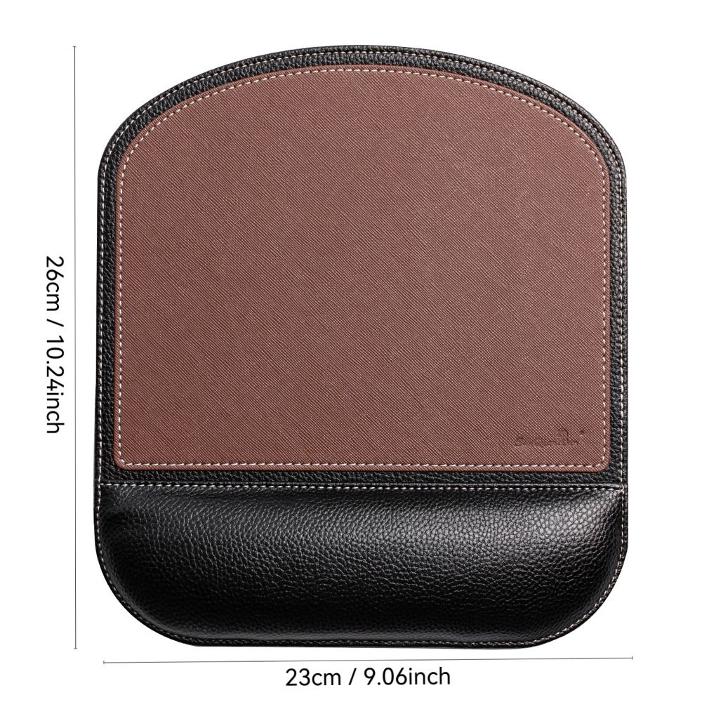 Anti-Slip Wrist Rest Mouse Pad Ergonomic Leather Hand Support Mouse Mat Soft Comfortable Accessories Office