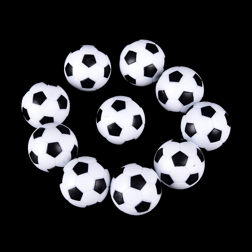 10 Stuks Plastic Tafelvoetbal Tafel Voetbal Voetbal Voetbal Fussball Sport Ronde Indoor Games 32Mm