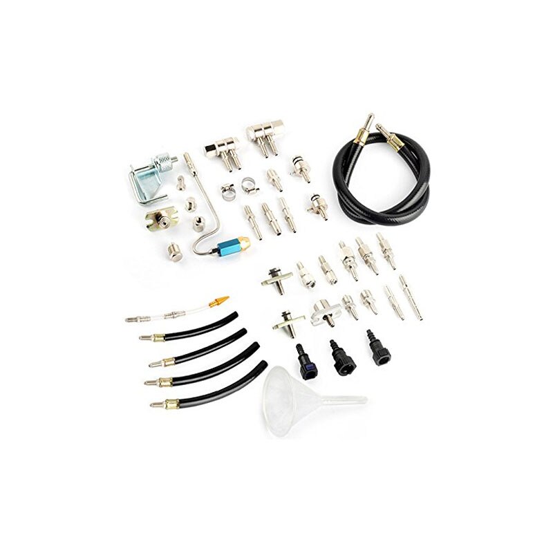 Kit limpiador de inyector de combustible sin desmontar automotriz y probador Con caja para coches de gasolina de acelerador EFI, tanque de 750 ML, 145PSI