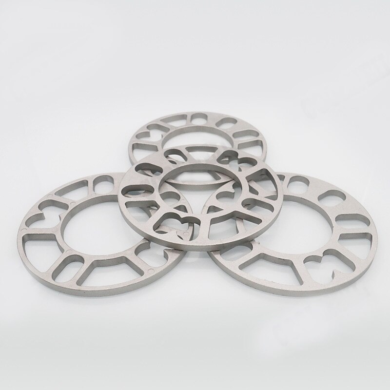2Pcs Universal Aluminium 4 En 5 Lug Wiel Spacer Shim Auto Wiel Band Spacers Adapter (3mm 5Mm 8Mm 10Mm Spacers)
