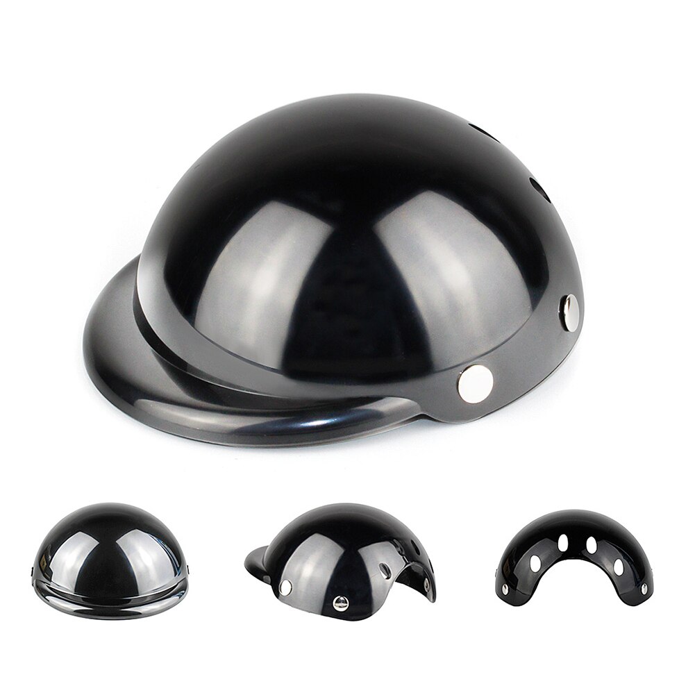 Casco de plástico para perros y motocicletas, protector de protección para mascotas, ABS, a la ,: S