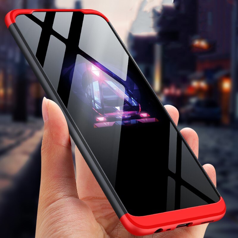 Voor Oppo A9 A5 Case Hard 3 in 1 Armor Matte Hybrid Beschermende Telefoon Cover Voor Oppo A11 a11X 360 Volledige Cover 6.5 inch