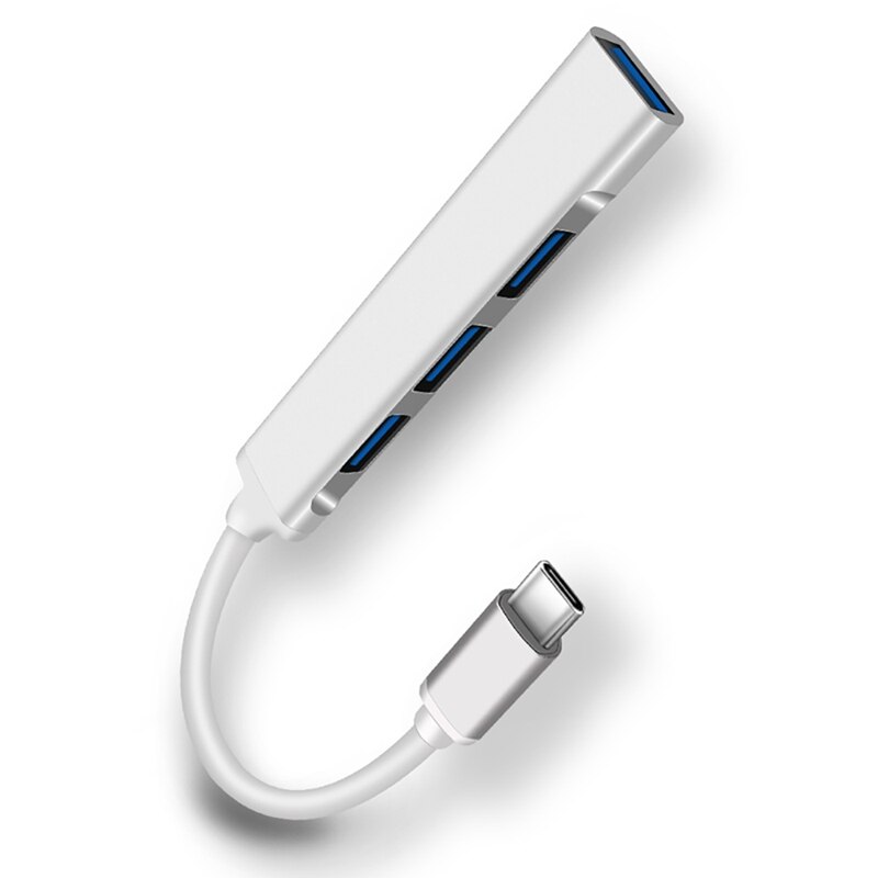 Type-C3.1 Hub Docking Station Usb 3.0 Hub 4 in 1 for Pc Laptop Tablet Phone