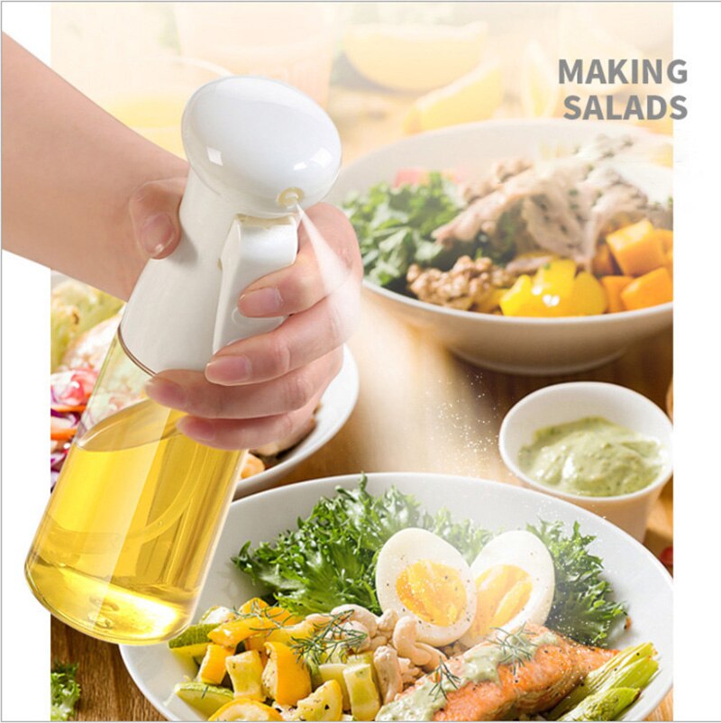 Oil Spray Bottle BBQ Grill Cooking Olive Oil Dispenser Bottle Vinegar Spritzer Bottles for Air Fryer Salad Frying Kitchen Tool