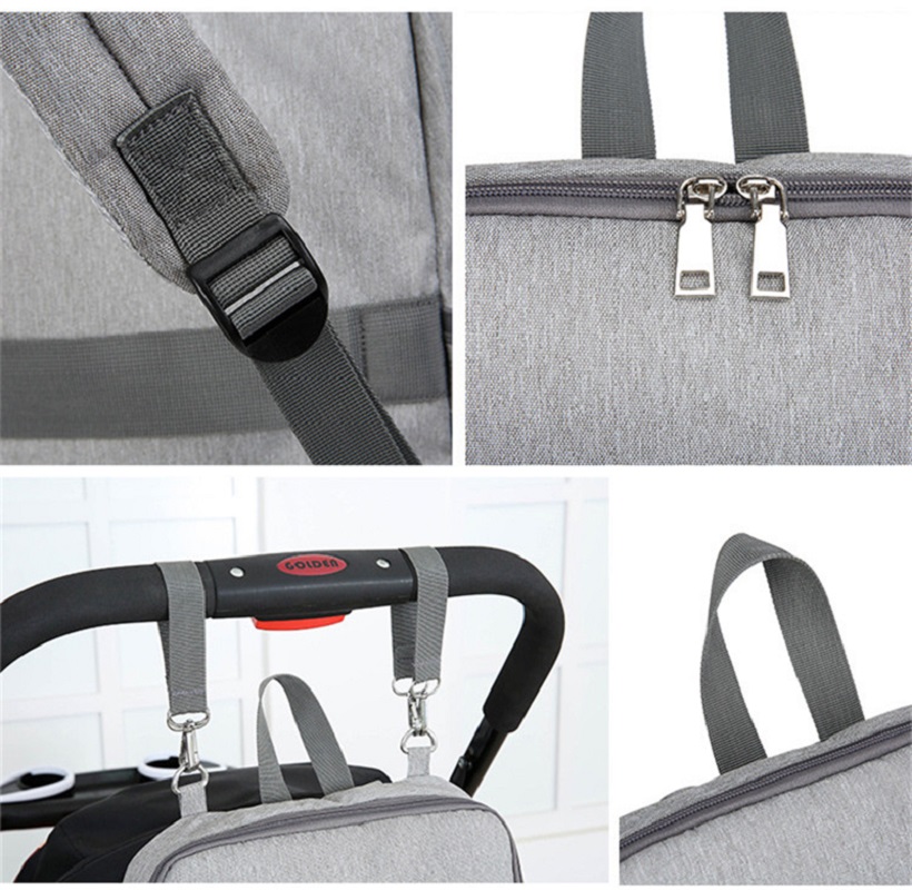 Mummy Luiertas Vaste Stoel Schouder Waterdichte Verpleegkundige Luiertas Draagbare Moeder En Baby Zak Wandelwagen Organizer