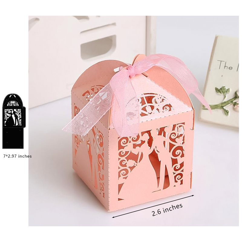 Couple Metal Cutting Dies for Wedding Invitation Cards Lovers Craft Die Cut Scrapbooking Stencil Stamp and Die Sets: DW2122