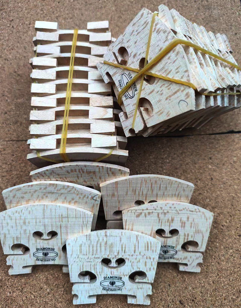 Puente de violín de , madera de arce, tamaño 4/4 a 1/8, accesorios para violín,