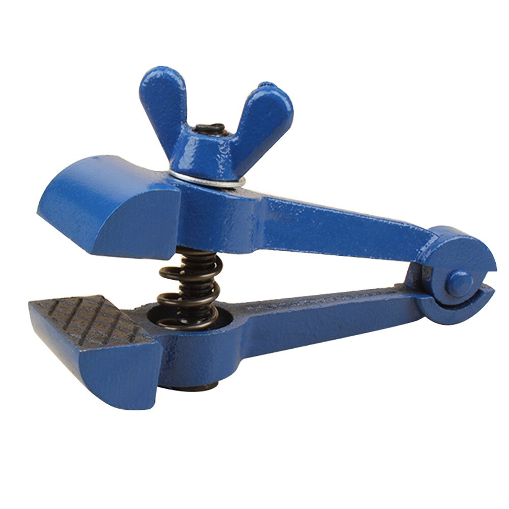 Heavy Duty Fixed Jaw Vice Workshop Bench Woodworking Non Slip Ductile Iron Hand Tool Engineering Rotatable Mini Accurate