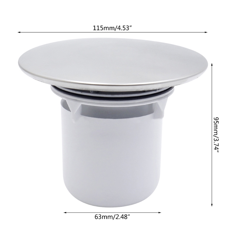 Universal Bathroom Shower Trap Cover Floor Drain Cover Replacement Plastic Shower Plughole Cover Top Fitting Cap Parts