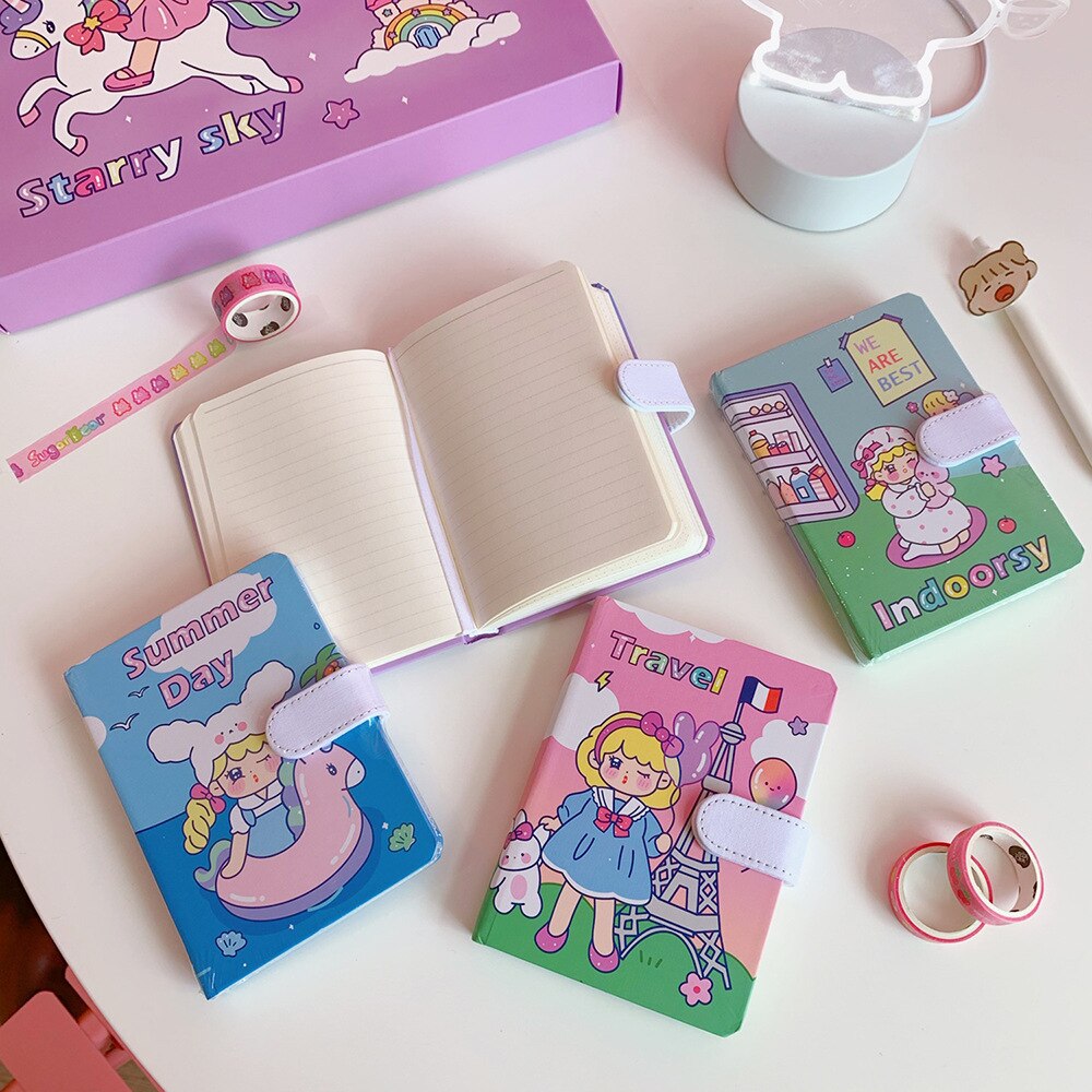 Sharkbang Super Cute Korean Notebook Journals Set Kids Girls Best Festival Book School Stationery