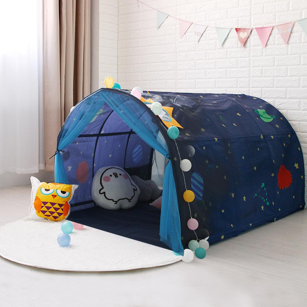 Multifunctionele Roze Kinderen Bed Tent Spel Huis Baby Thuis Tent Jongen Meisje Droom Huis Tunnel Tent Spel Huis speelgoed