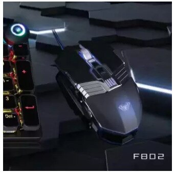 Tarantula F802 Macro Programming Wired Gaming Mouse Desktop PC Laptop Self-Definition Shining Mouse