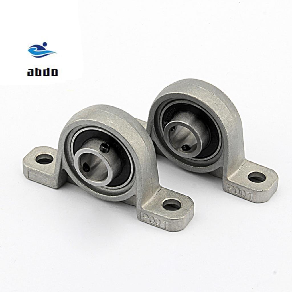 2PCS KP004 Pillow Block Ball Bearing 20mm Zinc Alloy Miniature Bearings Industry Tool 99x21x53mm