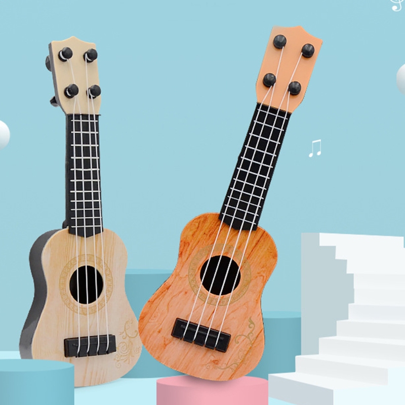 Mini Spielzeug Gitarre für Kleinkinder Musical Instrumente Anfänger Art Musical Instrumente Pädagogisches Holz Farbe