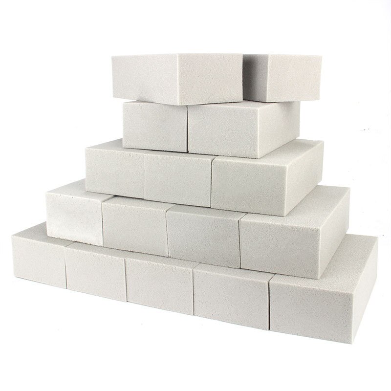 Z pianki robić kwiatów blok cegieł stojak na kwiaty ślubne sztuczny uchwyt dla nowożeńców róż z pianki kwiaty piankowe dekoracje robić domu kwiaciarnia pakowanie: Dry Floral Foam / 2szt