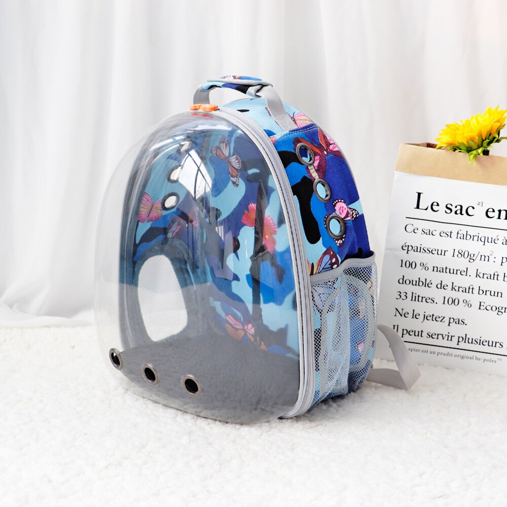 Portable Cat Carrier Bags Cat Backpack Breathable Pet Carriers Small Dog Outdoor Travel Space Capsule Cage Pet Transport Bag
