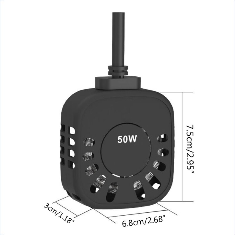 100W/150W/50W Mini Aquarium Schildpad Heater Met Beschermende Shell Schildpad Verwarmingselement Automatische Temperatuur controle