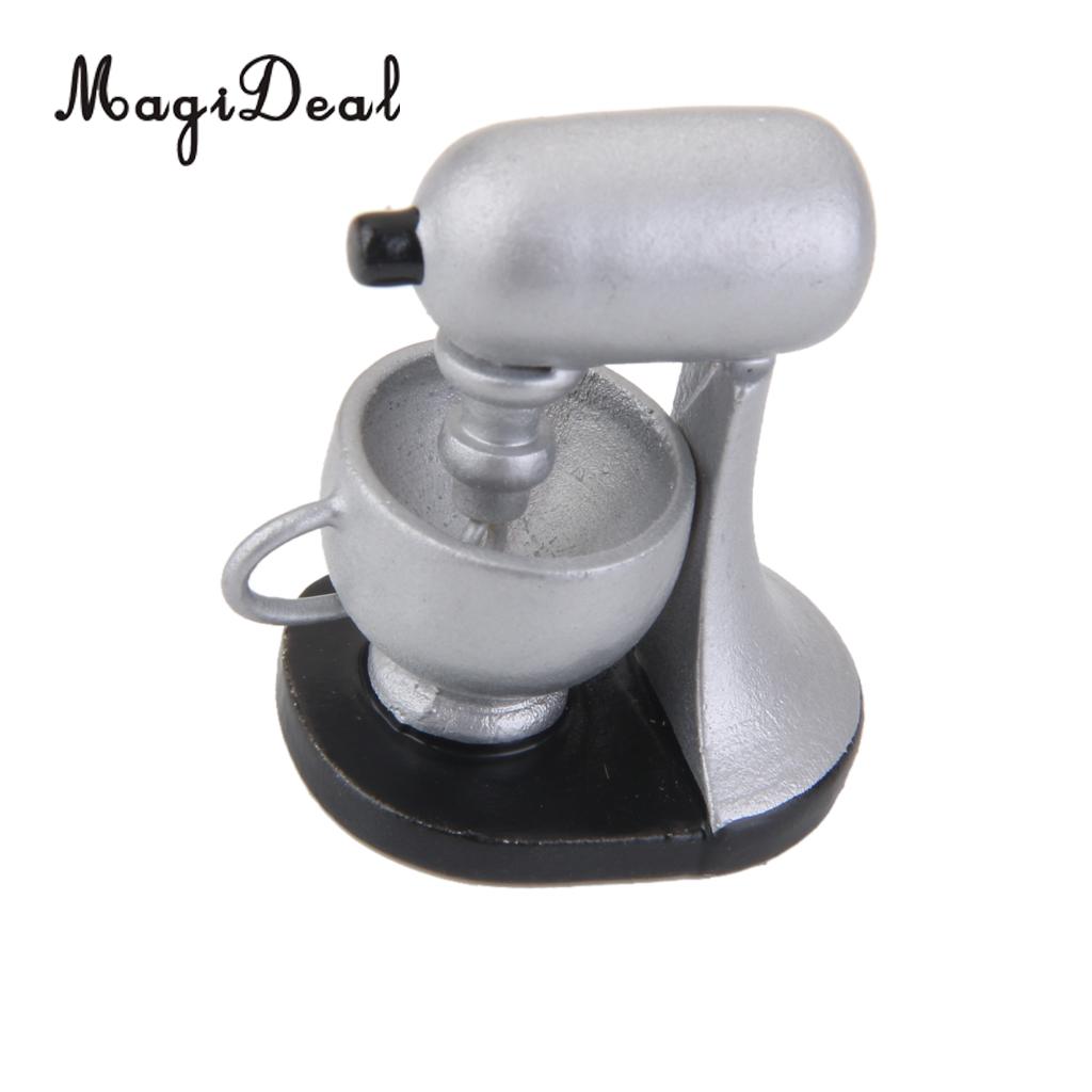 Magideal 1pc miniature træ kaffemaskine til 1/12 dukkehus køkken restaurant cafe butik indretning børn rollespil legetøj