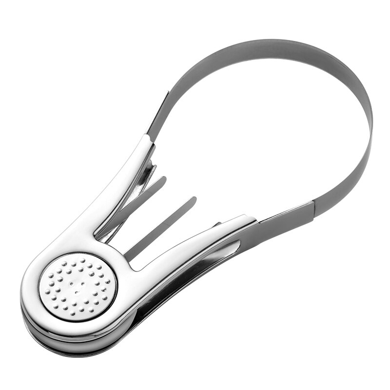 1PC Mango Peeling Separator Stainless Steel Peeler Manual Golden Mango Slicer Fruit Cubes Cutter Pawpaw Digging Kitchen Gadgets: silver