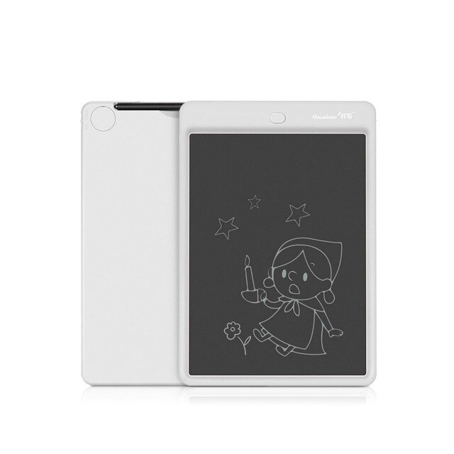 Howshow 12 inch LCD Writing Tablet Digital Drawing Tablet Handwriting Pads Portable Electronic Tablet Board With Lock Switch: White