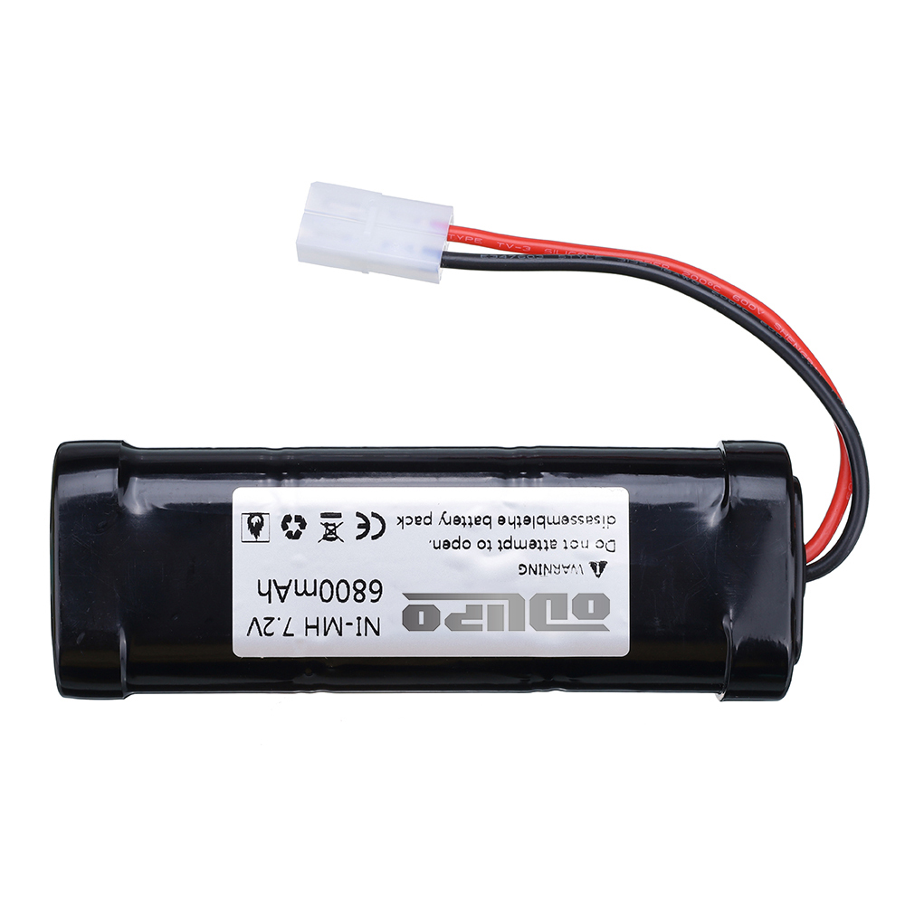 Batería Ni-MH SC de 7,2 V y 6800mAh, juego de cargador para juguetes RC, tanque, coche, avión, helicóptero, con conectores Tamiya, batería de 7,2 v